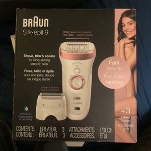 Braun Silk epil 9. Brand new